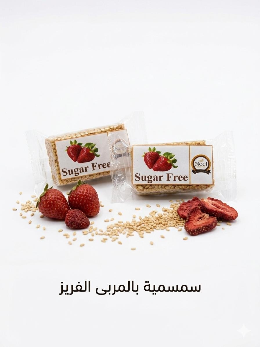 Sesame With Strawberry Jam